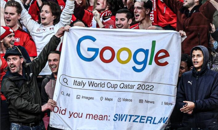 苦主！意大利欧洲杯遭瑞士淘汰，瑞士球迷曾嘲讽意大利无缘世界杯