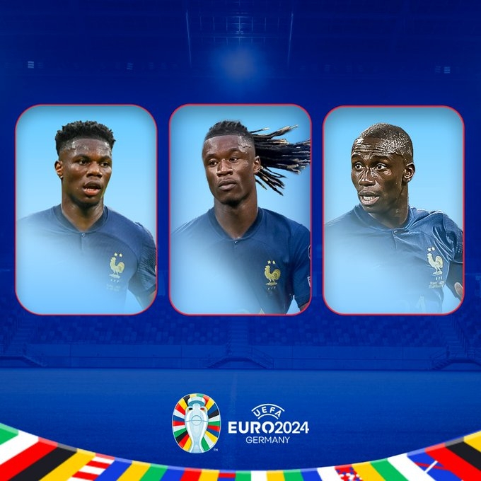 恭喜！皇马官方祝贺卡马文加、琼阿梅尼、门迪入选欧洲杯大名单