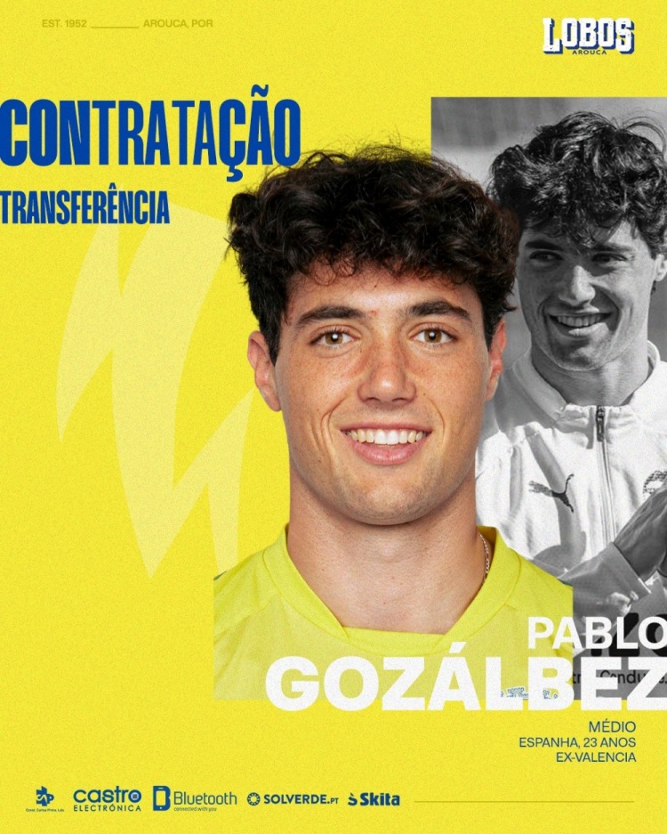 官方：瓦伦西亚23岁中场戈萨贝斯转会葡超阿罗卡