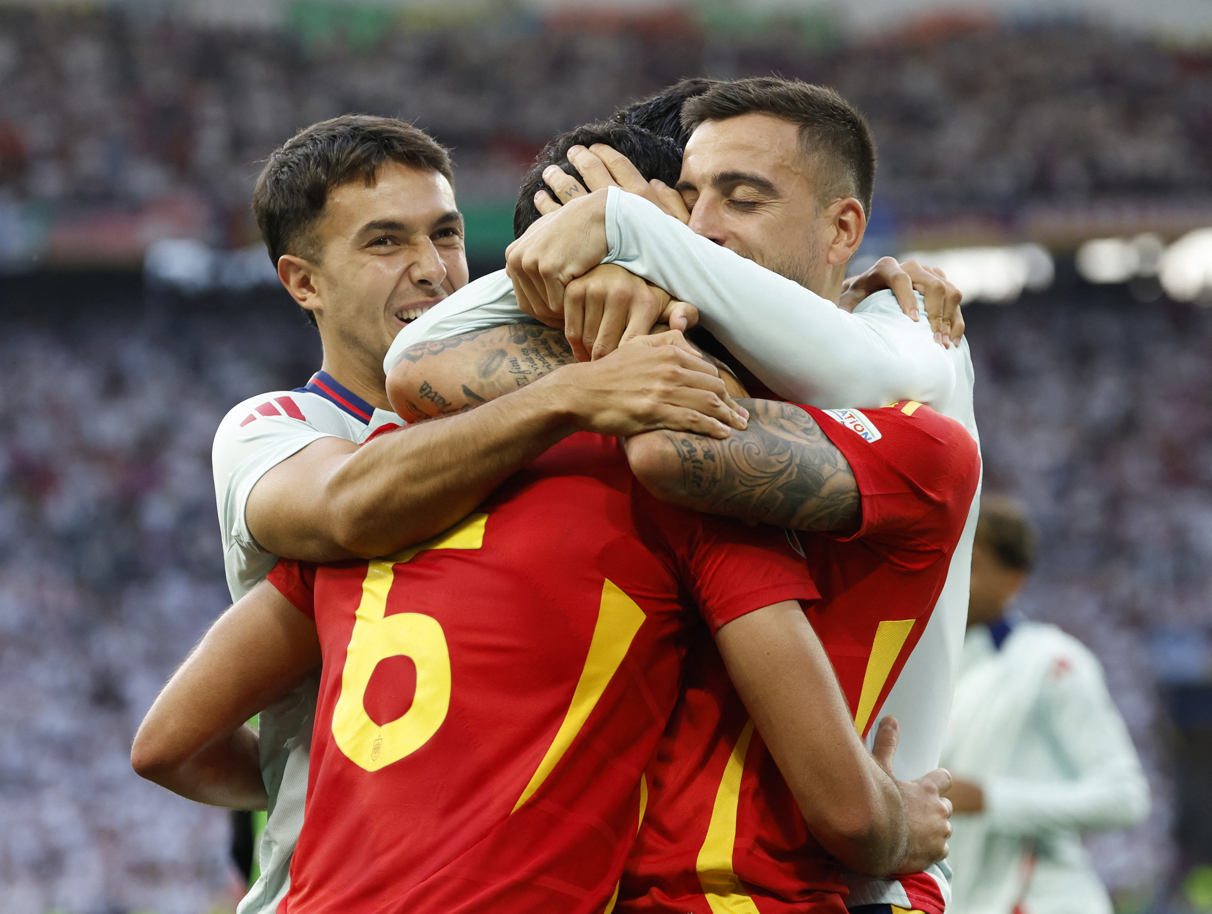 四强首张门票出炉！西班牙淘汰德国，半决赛将战葡萄牙vs法国胜者